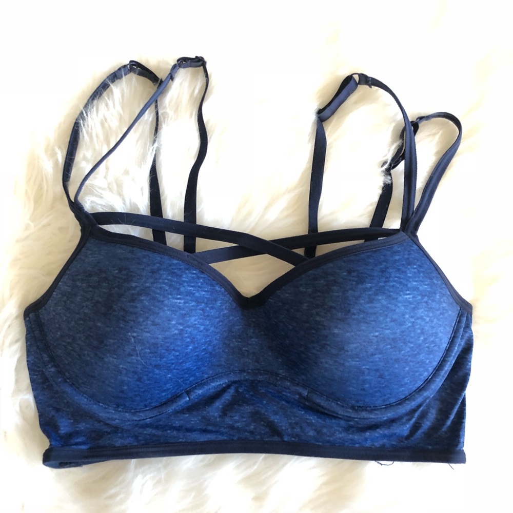 L- PINK 🌸 Caged Bralette w/ Push Up